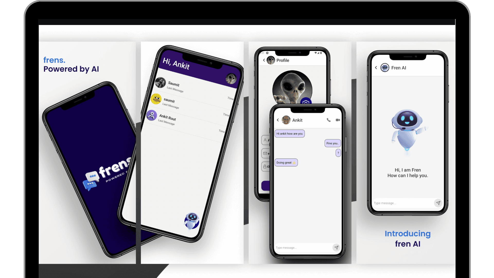 Frens - AI Powered Chat Mobile App